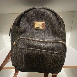 Calvin Klein double strap backpack
